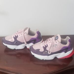 adidas | Shoes | Adidas Falcon Womens Bd7825 Clear Pink Legend Purple  Athletic Shoes Size 5 | Poshmark